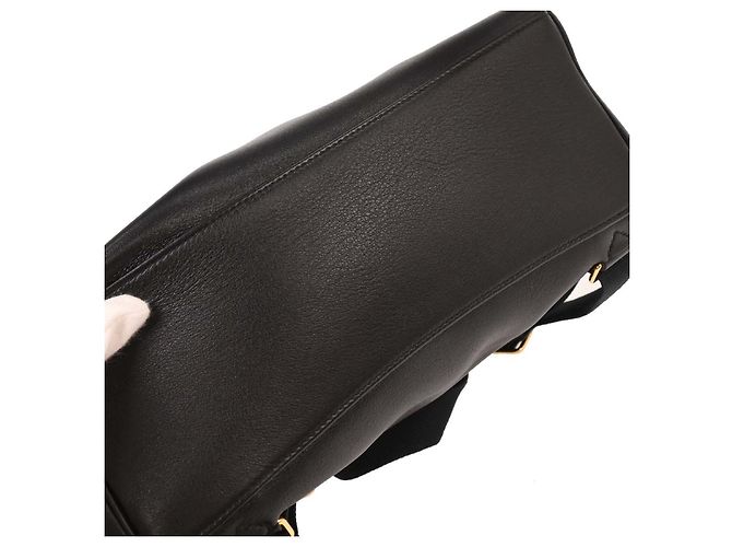 Hermès Zaino Hermes Kelly Ado Gulliver 28 Nero - vista 7