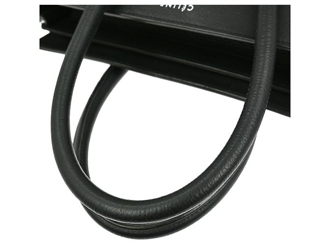 Céline Bolso Luggage Celine de cuero liso micro Negro - vista 4
