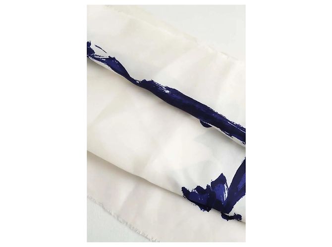 Dior Lenço de seda branco - vista 4