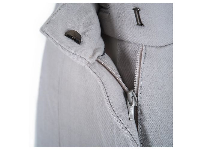 Damenhose aus Wolle und Viskose von Brunello Cucinelli Grau - Ansicht 5