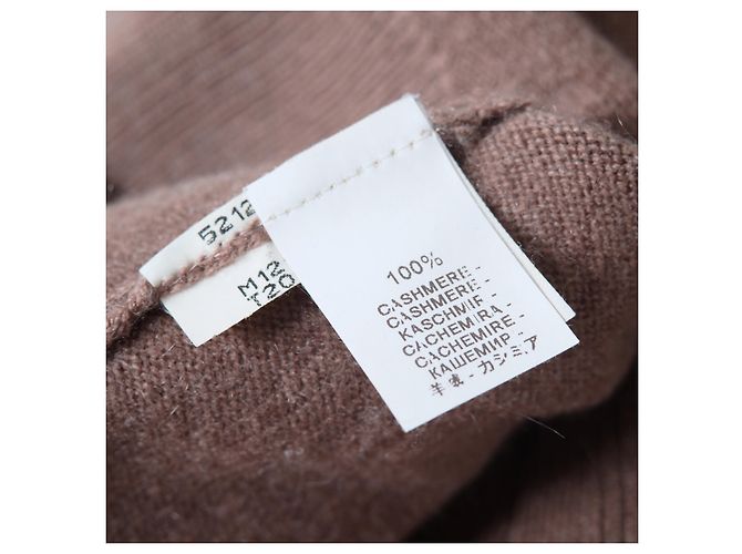 Brunello Cucinelli taupe Kaschmir V-Ausschnitt Pullover – 2010er Grau - Ansicht 7