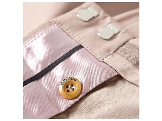 Pantalons Tailleur à Jambes Larges Miu Miu – Années 10 Multicolore - vue 5
