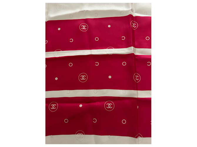 Chanel Seidentuch 90 cm Pink - Ansicht 3