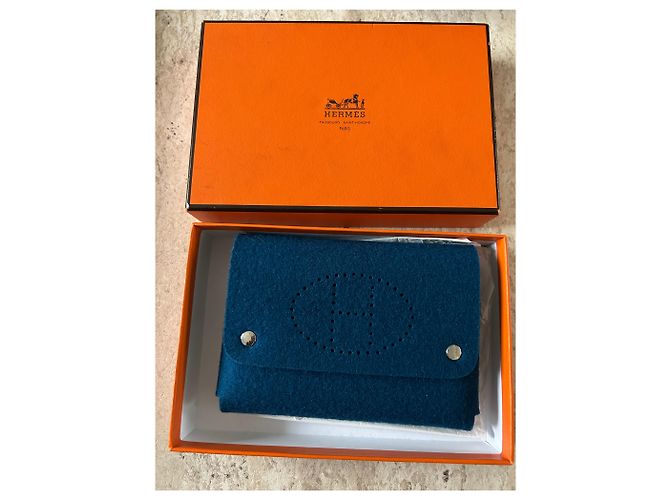 Evelyne Beauty case Hermès Blu - vista 6