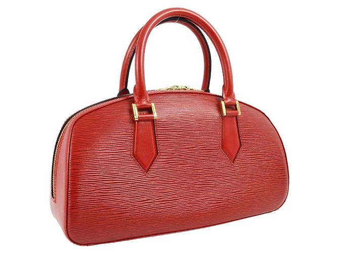 Borsa Jasmin Louis Vuitton in pelle Epi Rosso - vista 2