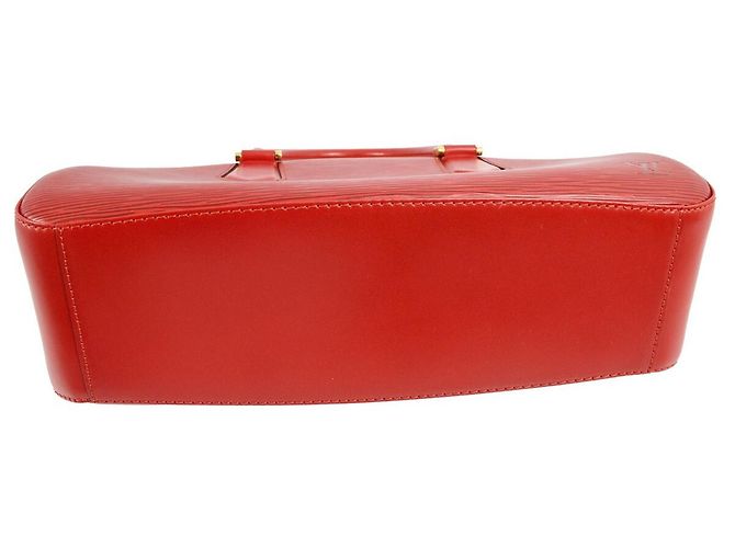 Borsa Jasmin Louis Vuitton in pelle Epi Rosso - vista 3