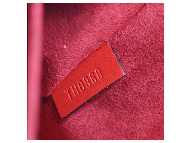 Borsa Jasmin Louis Vuitton in pelle Epi Rosso - vista 6