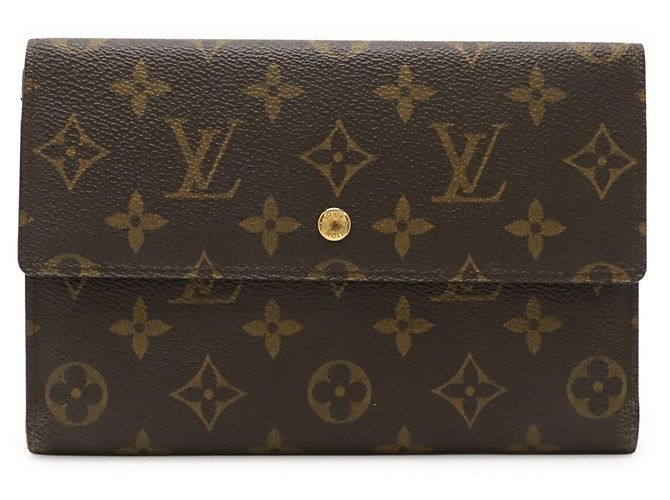 Langbörse Tri-Fold Pochette Passport Monogram Louis Vuitton Braun - Ansicht 2