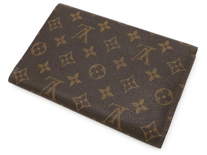Langbörse Tri-Fold Pochette Passport Monogram Louis Vuitton Braun - Ansicht 3