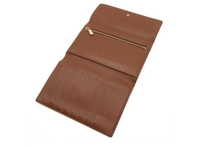 Langbörse Tri-Fold Pochette Passport Monogram Louis Vuitton Braun - Ansicht 6