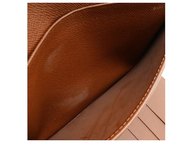 Langbörse Tri-Fold Pochette Passport Monogram Louis Vuitton Braun - Ansicht 8