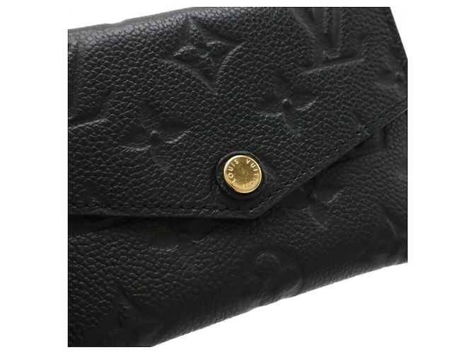 Monedero de cuero Monogram Empreinte Louis Vuitton Negro - vista 5