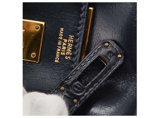 Borsa Kelly Moove in Swift di Hermès Blu navy - vista 4