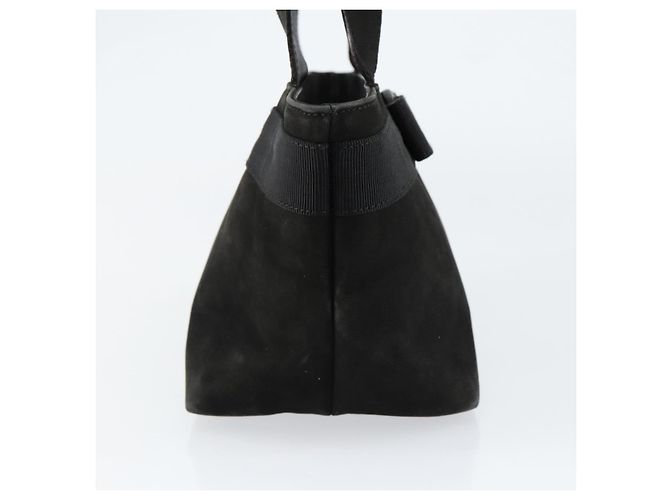 Borsa Vala in suede Salvatore Ferragamo Nero - vista 3