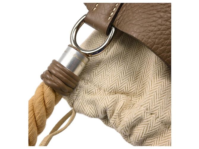 Hermès Borsa Mangeoire Clemence PM Hermes Marrone - vista 7