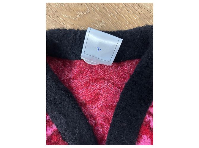 Chanel Ärmellose Weste Rosa Wolle Kaschmir 40 Pink - Ansicht 8