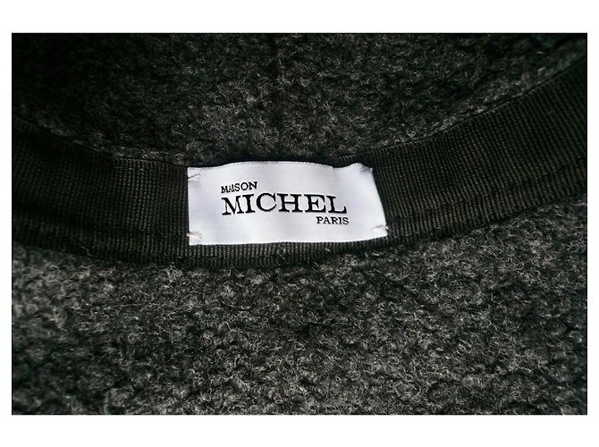 MAISON MICHEL Winterhut Jacquart Blumen neu superb TL Mehrfarben - Ansicht 3