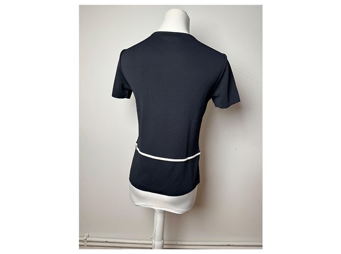 Camicia Vintage Balenciaga Nero Bianco M - vista 13