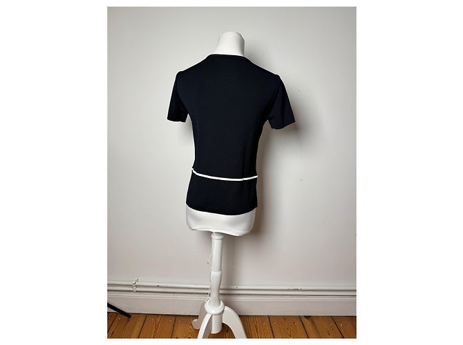 Camicia Vintage Balenciaga Nero Bianco M - vista 4