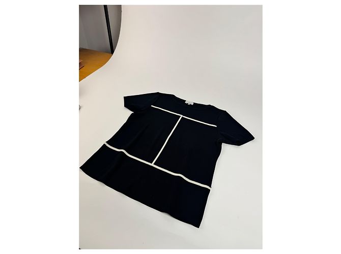 Camicia Vintage Balenciaga Nero Bianco M - vista 6
