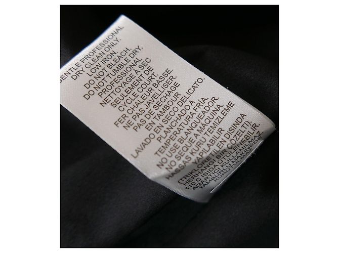 Tibi Scintilla Jersey Slip Kleid Schwarz Silber - Ansicht 9