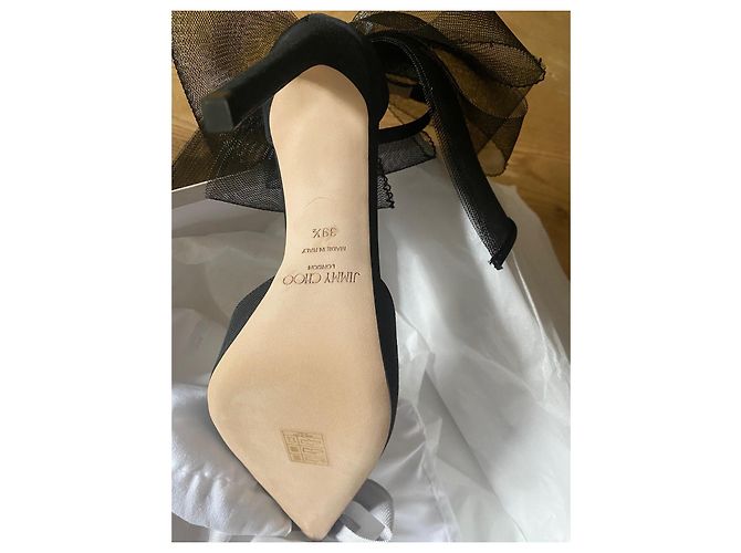 Jimmy Choo Averly 100 Black Ymg 221 Nero - vista 4