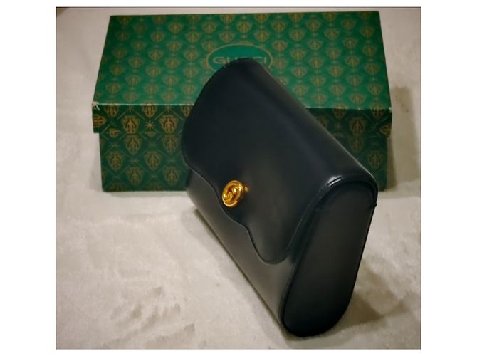 Clutch Gucci Blondie in pelle nera Nero - vista 3
