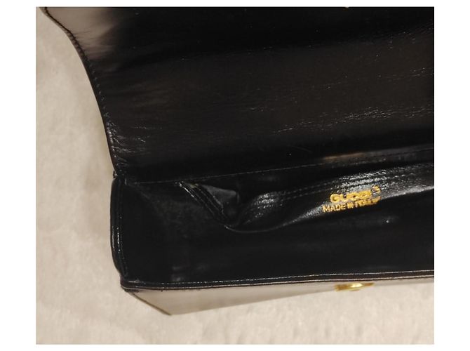 Clutch Gucci Blondie in pelle nera Nero - vista 8