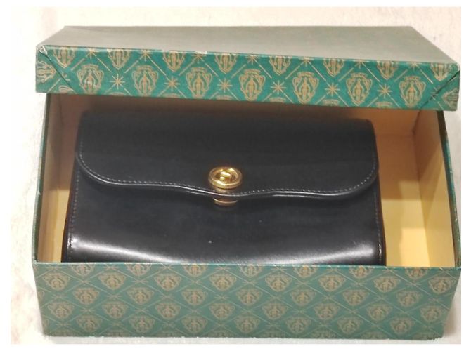 Clutch Gucci Blondie in pelle nera Nero - vista 9