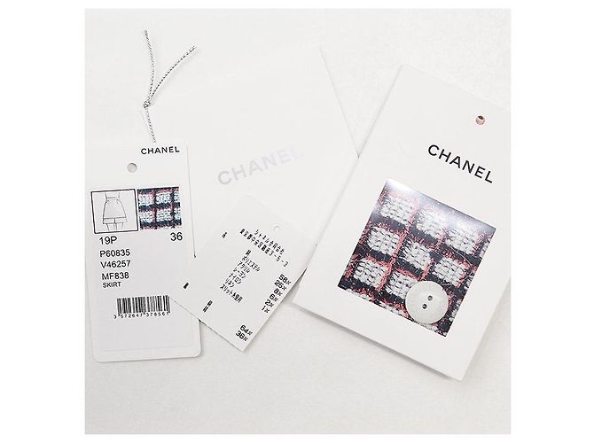 Timeless Chanel Tweed-Rock Mehrfarben - Ansicht 11