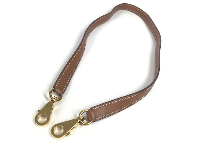 Borsa a mano in pelle Togo di Hermès D'oro - vista 10