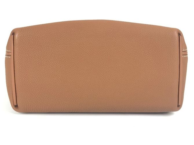 Borsa a mano in pelle Togo di Hermès D'oro - vista 5