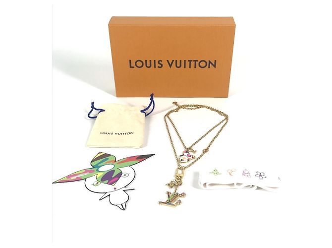 Set di Collane Panda Louis Vuitton x Takashi Murakami Multicolore D'oro - vista 6