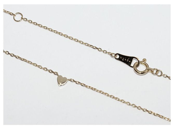 Autre Marque agete K10YG Diamond Pendant Necklace Golden - view 4