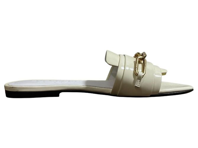 Burberry Lackleder-Mules Roh - Ansicht 5