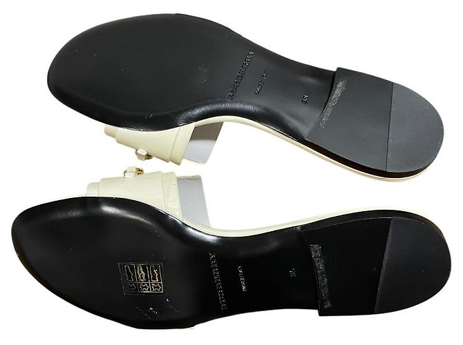 Burberry Lackleder-Mules Roh - Ansicht 6
