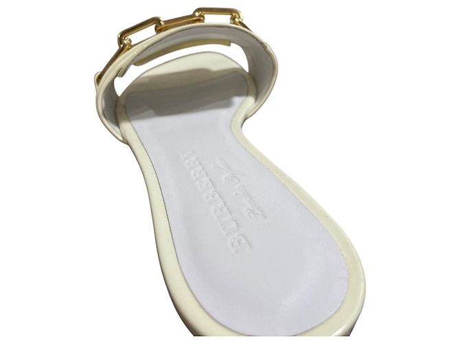 Burberry Lackleder-Mules Roh - Ansicht 8