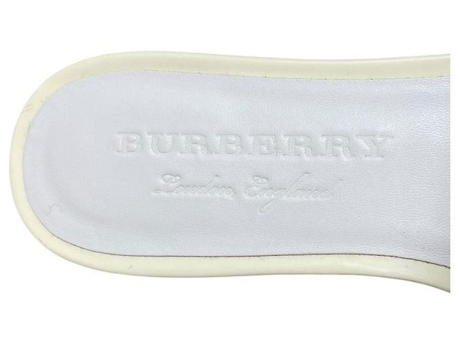 Burberry Lackleder-Mules Roh - Ansicht 9