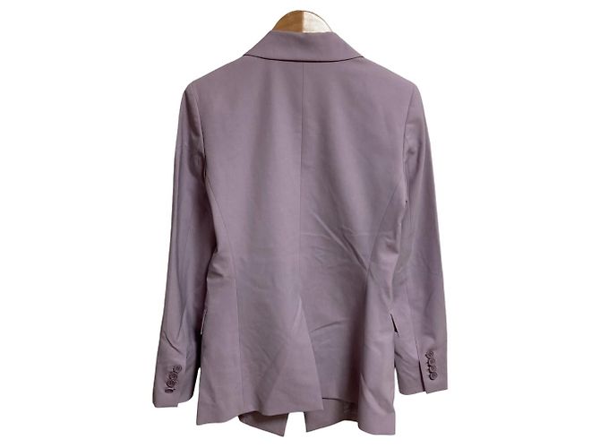 Chaqueta de lana trazable de Theory Púrpura - vista 2