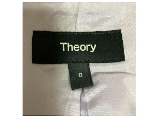 Chaqueta de lana trazable de Theory Púrpura - vista 6