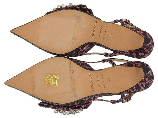 Autre Marque Décolleté Slingback SR Sergio Rossi Rosa - vista 7
