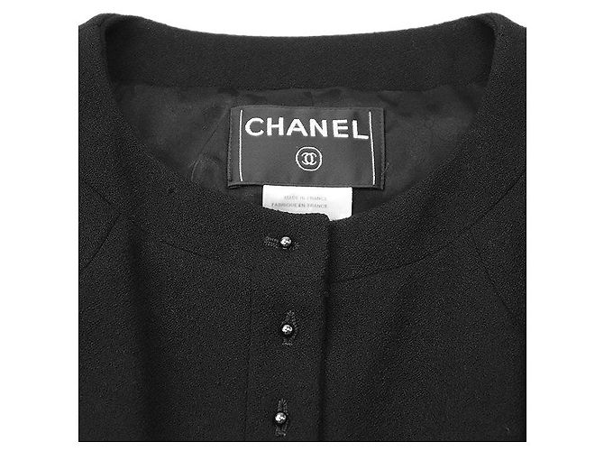 Timeless Chanel 100% Woll-Set Schwarz - Ansicht 11