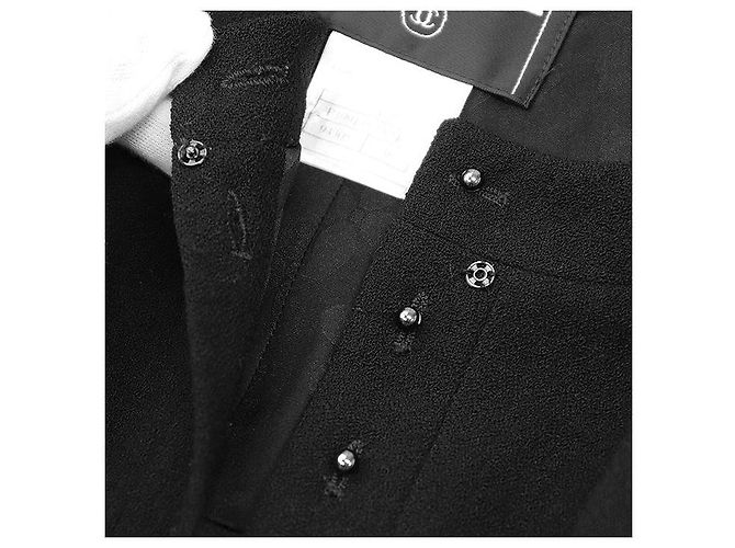 Timeless Chanel 100% Woll-Set Schwarz - Ansicht 12