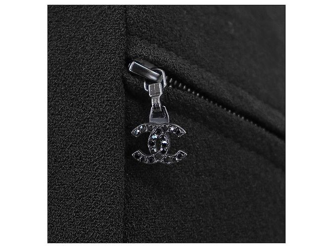 Timeless Chanel 100% Woll-Set Schwarz - Ansicht 13