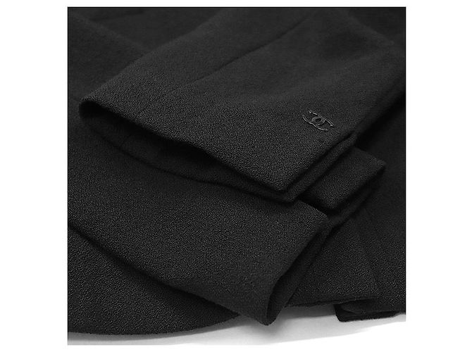 Timeless Chanel 100% Woll-Set Schwarz - Ansicht 4