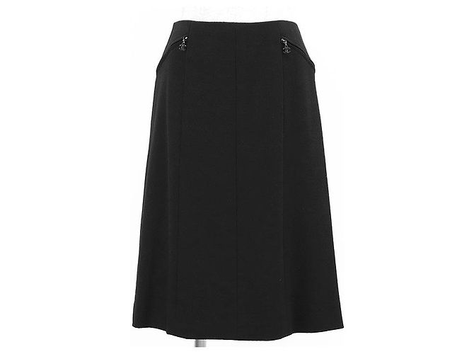 Timeless Chanel 100% Woll-Set Schwarz - Ansicht 6