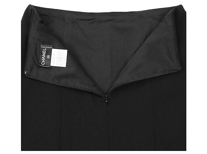 Timeless Chanel 100% Woll-Set Schwarz - Ansicht 8