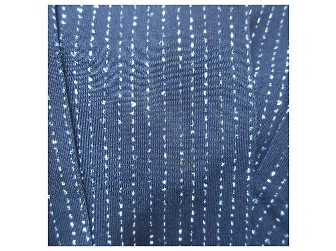 Max Mara Wickelkleid Stretchkleid Blau Marineblau - Ansicht 13