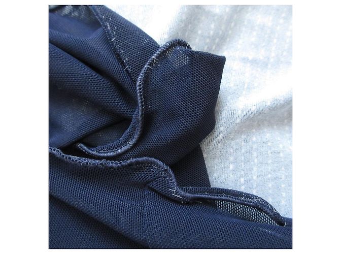 Max Mara Wickelkleid Stretchkleid Blau Marineblau - Ansicht 9
