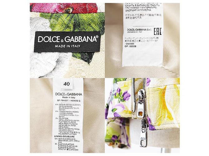 Dolce & Gabbana Chaqueta de mezcla de algodón jacquard Dolce&Gabbana Multicolor - vista 10